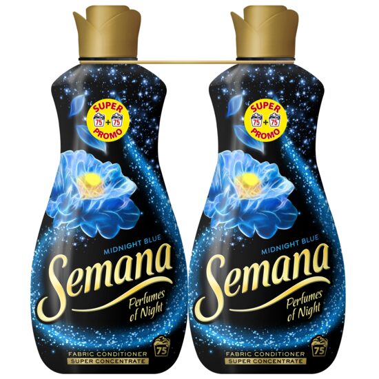 Set 2 x Balsam de Rufe Superconcentrat Semana Perfumes of Night Midnight Blue, 75 Spalari, 1.65 l