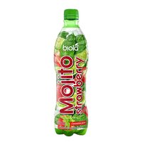 Bautura carbogazoasa cu gust de mojito si capsuni Biola, 500ml, SGR