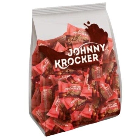 Napolitane cu Crema de Ciocolata Roshen Johnny krocker, 1000g