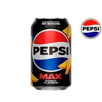 Băutură răcoritoare Pepsi Max Mango, zero zahăr, 330ml, SGR, IMP