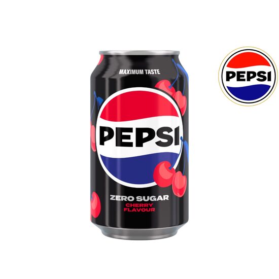 Băutură răcoritoare Pepsi Cherry zero zahăr, 330ml, SGR, IMP