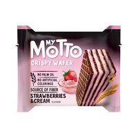 Napolitana My Motto cu crema de Capsuni Si Frisca, 30g