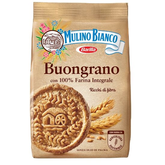 Biscuiti din faina integrala Mulino Bianco Buongrano, 350g