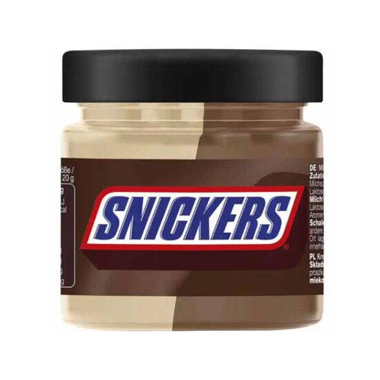 Crema de ciocolata tartinabila Duo Snickers, 200 g