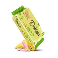 Napolitane cu crema de banane Delisso, 40 g