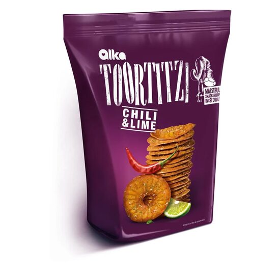 Toortitzi cu chili si lime Alka, 180 g