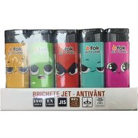 Bricheta tip jet, antivant, reincarcabile Fok, 50 buc