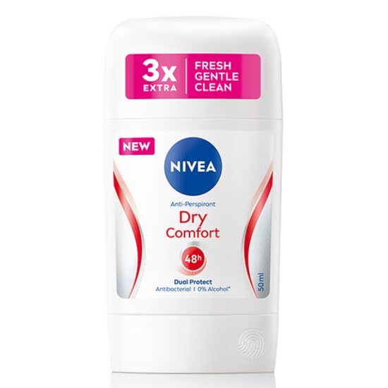 Deodorant stick NIVEA Dry Comfort pentru femei, 50 ml