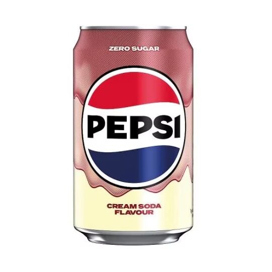 Băutură răcoritoare Pepsi Cream, zero zahăr, 330ml, SGR, IMP 