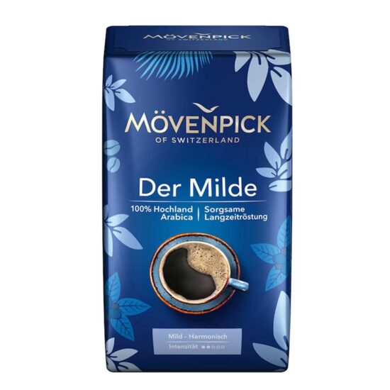 Cafea măcinată Mövenpick Der Milde 500g – Aromă delicată, prăjire lentă, ideală pentru filtru și ibric