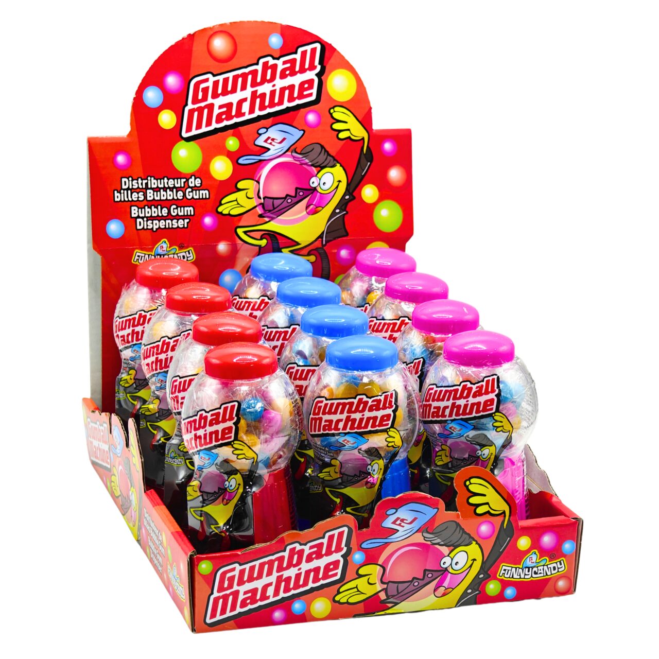 小物 candy Dispenser gumă de mestecat Funny Candy Gumball, 40 g, jucărie