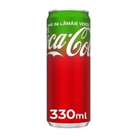 Bautura racoritoare carbogazoasa cu lime Coca Cola, RO/SGR, doza 0.33 ml