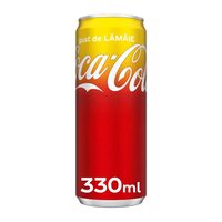 Bautura racoritoare carbogazoasa cu lamaie Coca Cola, RO/SGR, doza 0.33 ml