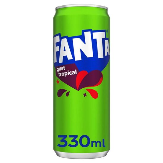 Băutură răcoritoare carbogazoasa Fanta Tropical, 330ml, SGR, RO