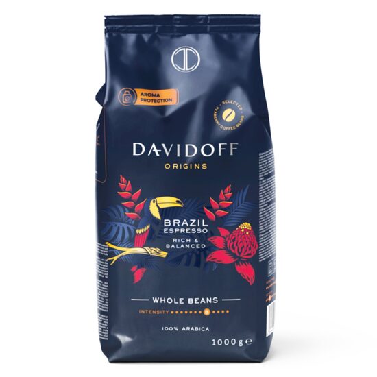 Cafea boabe Davidoff Origins Brazil Espresso Rich & Balanced, 1 kg