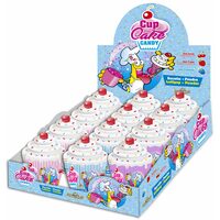 Acadele Cupcake Funny Candy cu Pudră Dulce-Acrișoară, 40g – Fără Gluten, Set 12 bucati