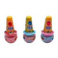 Funny Candy Crunchy Ice Pop – Bomboane cu Exterior Crocant și Interior Acrișor, 65g, Set 12 bucati