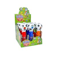 Funny Candy - Set 12 Acadele cu aroma de fructe si suport Football Surprise Pop, 10 g