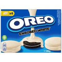 Oreo Milk Chocolate Covered Cookies 246 g – Biscuiti Oreo înveliti în ciocolată alba cu lapte