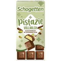 Schogetten Ciocolată cu Lapte și Cremă de Fistic – un deliciu clasic cu un twist cremos și intens de fistic, 100g