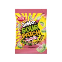 Jelibon Sour Patch Watermelon 40g – Jeleuri Acrișoare cu Aromă de Pepene Verde, 16 pungi
