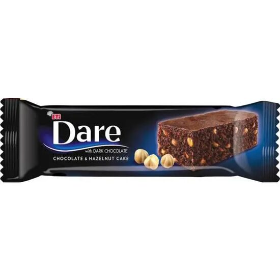 Prajitura Brownie DARE cu ciocolată și alune 40 g