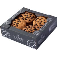 Fursecuri americane shortbread Biscotti cu bucăți de ciocolata, 400 g