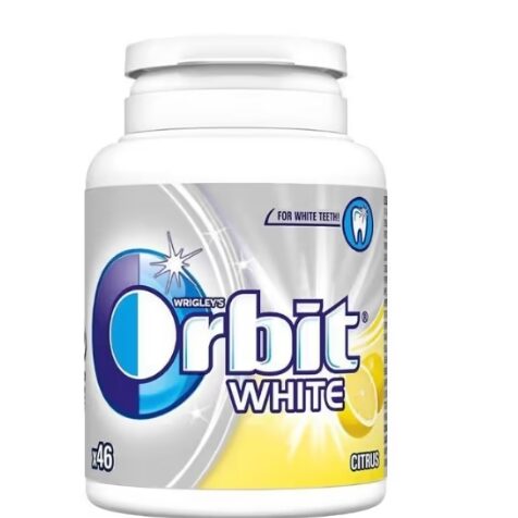 Orbit Professional White Citrus Chewing Gum 64 g , 6 tuburi