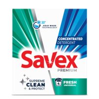 Detergent Savex Premium 2in1 Fresh, 320 g – Curățare și prospețime