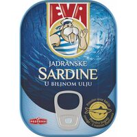 Conserva de sardine in ulei vegetal Eva 100g