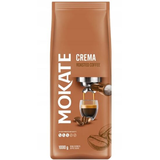 Cafea boabe Mokate Crema 1kg – gust echilibrat și aromă intensă