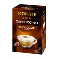Cappuccino Mokate Gold Chocolate 8 plicuri x 12,5g – gust intens de ciocolată