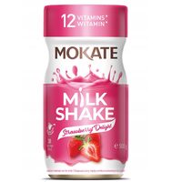 Milkshake Mokate Căpșuni 500g – băutură răcoritoare cu gust fructat