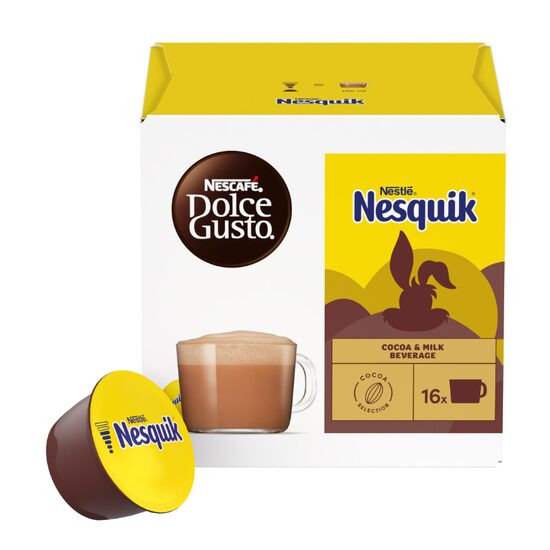 NESCAFÉ Dolce Gusto Nesquik, capsule, cutie cu 16 capsule, 16 bauturi, 256g