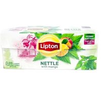 Ceai Lipton Herbs Urzică & Mango, 20 plicuri x 26g