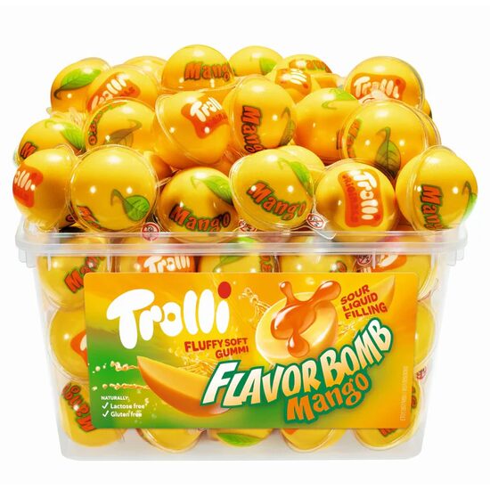 Trolli Mango Flavorbomb 3D Candy – 18,8g x 60 bucăți
