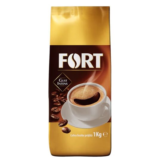 Cafea boabe, Fort, 100% Robusta, 1 kg