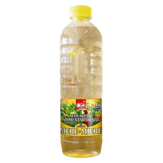 Oțet cu aromă de mere și miere CIO 500 ml – oțet aromat natural ideal pentru salate, sosuri și marinade.
