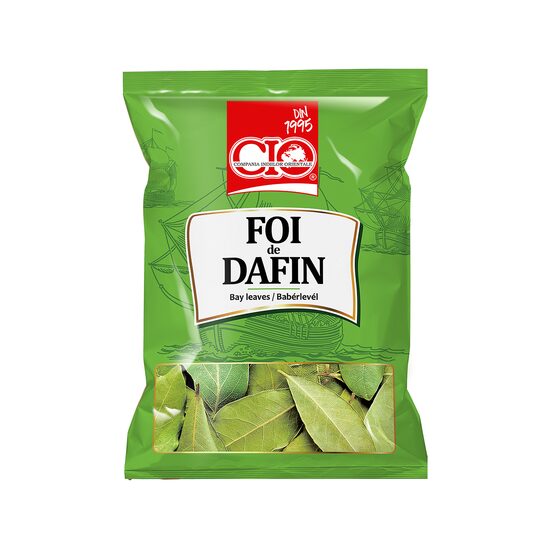 Foi de dafin CIO 5 g – condiment natural perfect pentru supe, ciorbe și mâncăruri tradiționale.