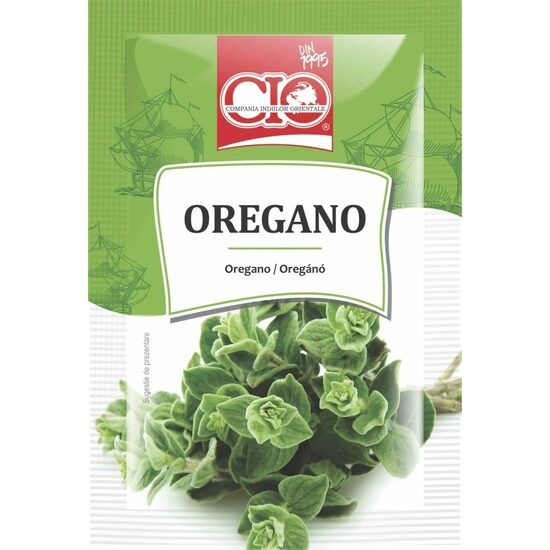 Oregano CIO 8 g – condiment mediteranean perfect pentru pizza, paste și preparate italiene.