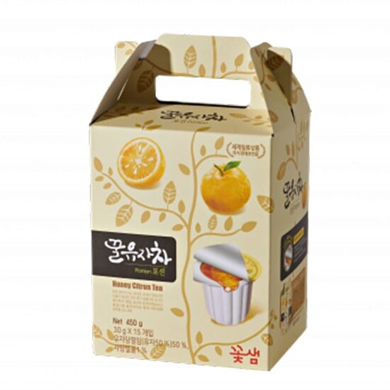 Ceai Yuzu cu citron si miere Kotsam 450g (30g x 15 buc) 