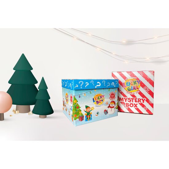 Lucky Surprise Gift Boy– Cadoul perfect plin de surprize dulci și jucării!