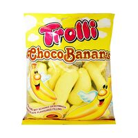 Trolli Mellow 150 g Choco Bananas – Bomboane cu Banane și Ciocolată