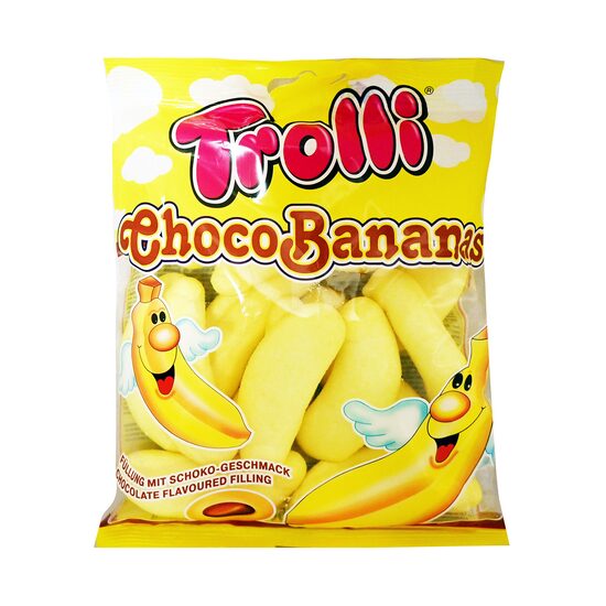 Trolli Mellow 150 g Choco Bananas – Bomboane cu Banane și Ciocolată