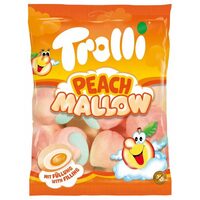 Trolli Peach Mallow 150 g – Marshmallow moi cu aromă de piersică