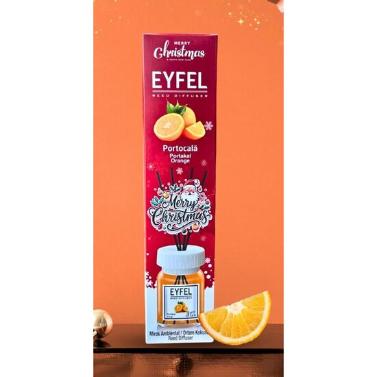Odorizant de camera cu bete Eyfel, aroma Portocale - 120 ml
