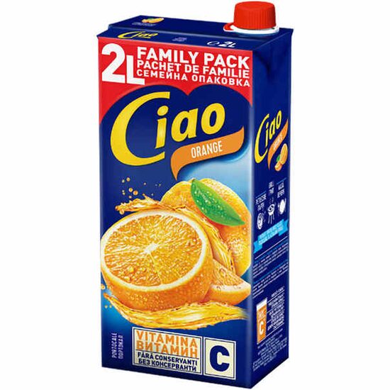 Bautura necarbogazoasa cu suc de portocale Ciao, 2 l