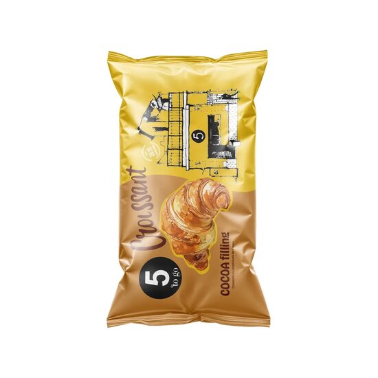 Croissant cu crema de cacao 5 To Go, 60 g