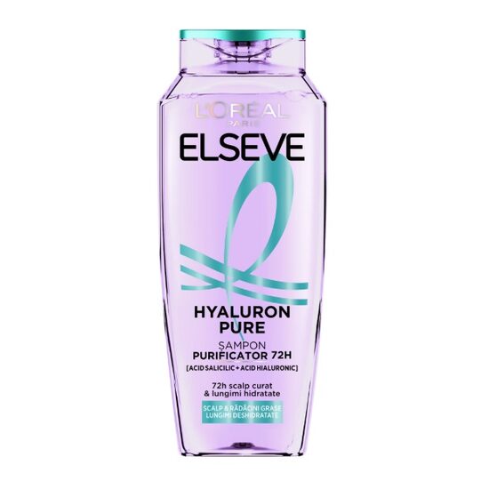 L’Oréal Paris Elseve Șampon Hyaluron Pure, Hidratare și Prospețime, 400 ml