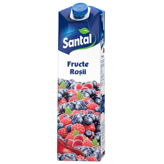 Santal 1L Fructe Roșii – Suc natural din fructe proaspete